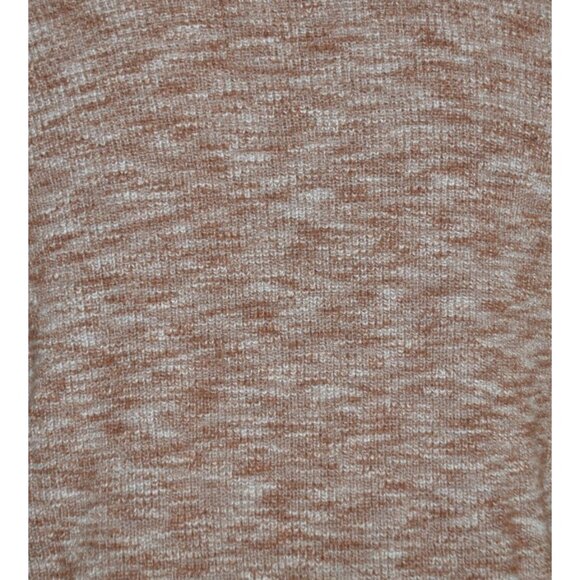 Express Ladies Brown Zip Shawl Collar Sweater Size M Cotton Warm Casual - Picture 6 of 14